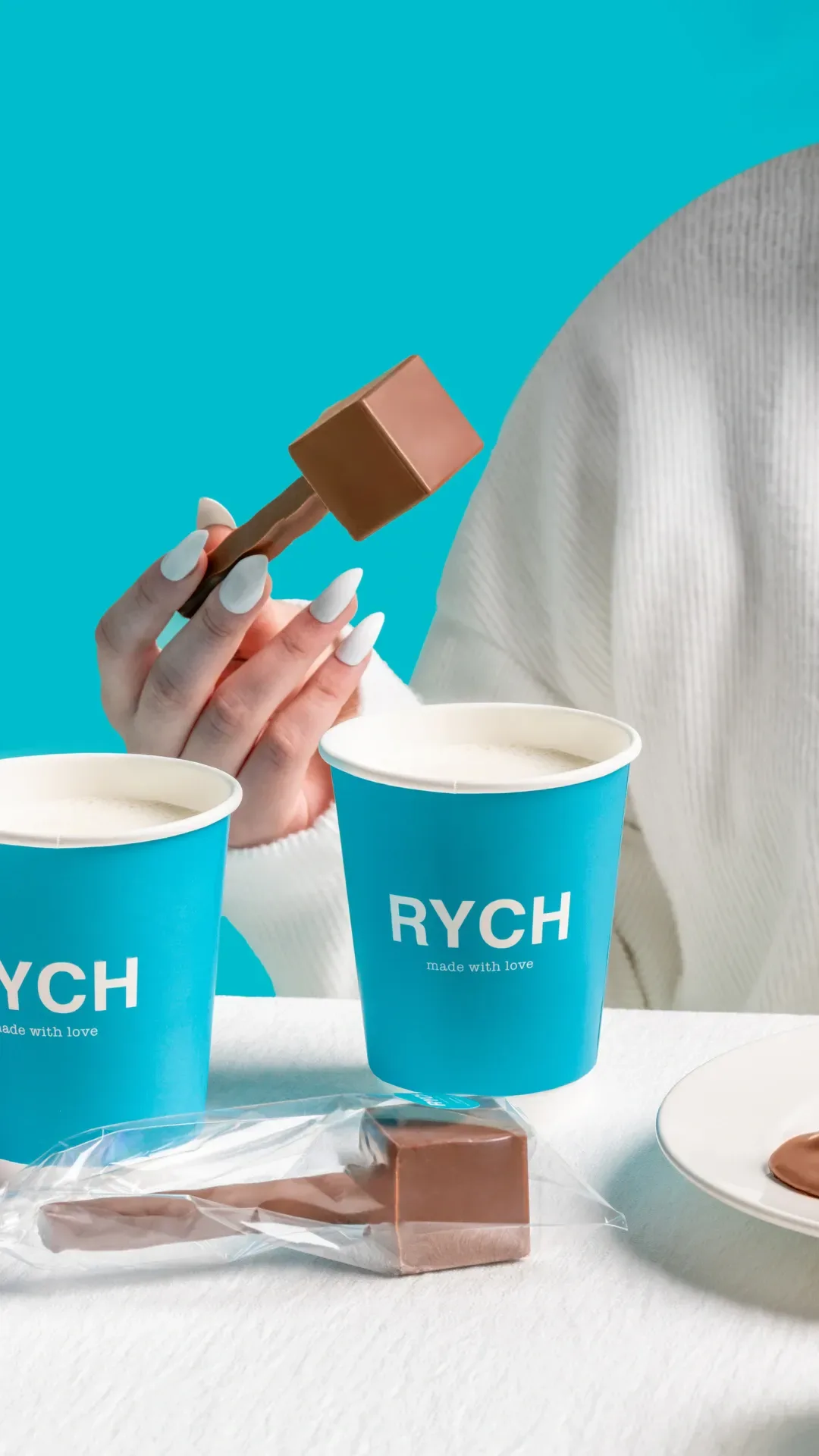 Rych food covered close, in the same light as the rest of the set.