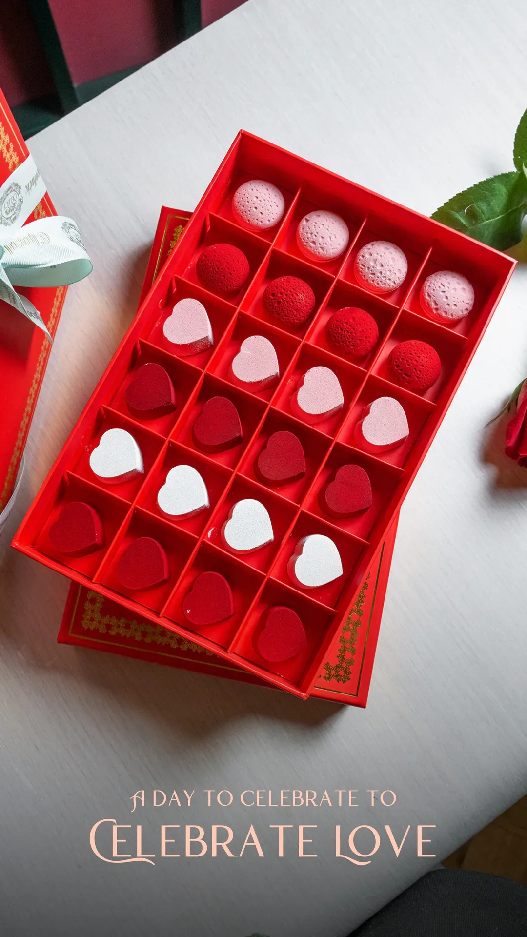 Select food, covered wide and close in the same block.