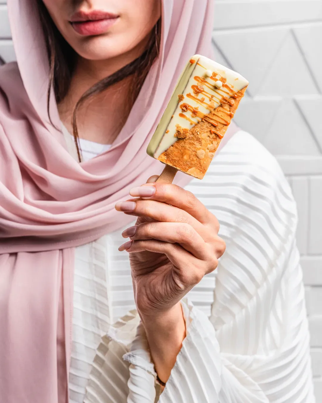 The same set, framed for a square post.