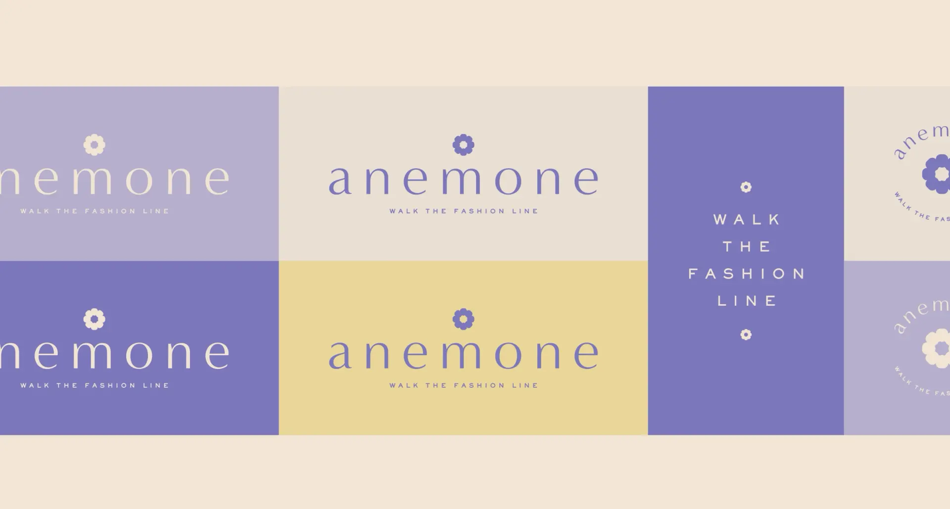 Anemone identity colour combinations