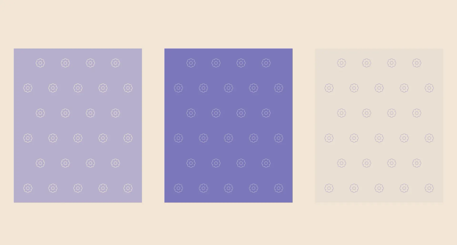 Anemone floral pattern