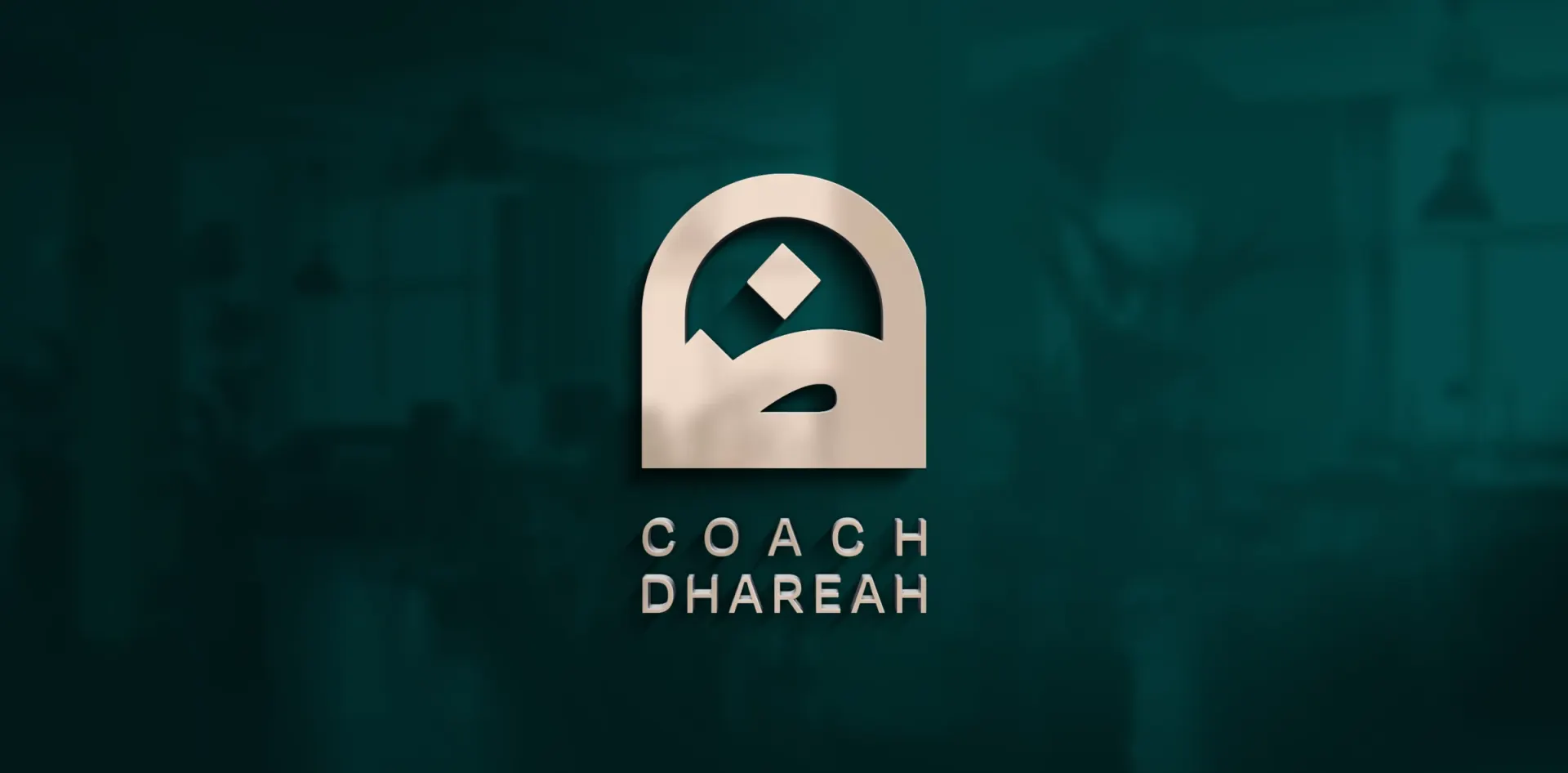 Coach Dhareah window symbol and wordmark