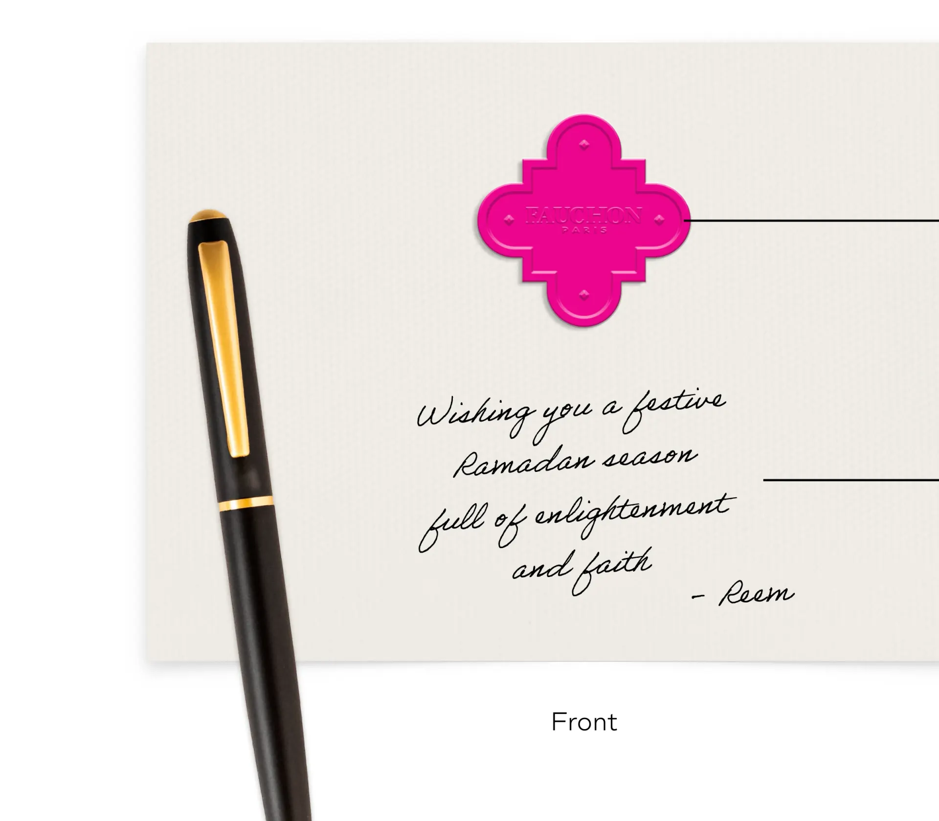 FAUCHON Ramadan greeting card