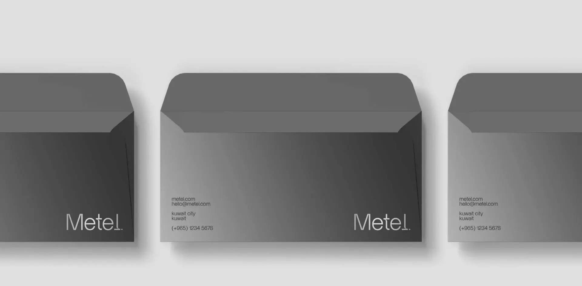 Metel branded envelopes