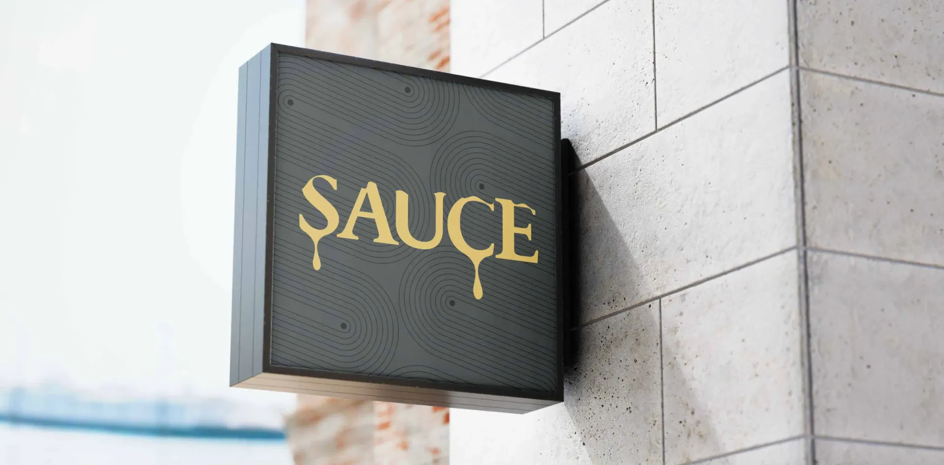 Sauce exterior sign