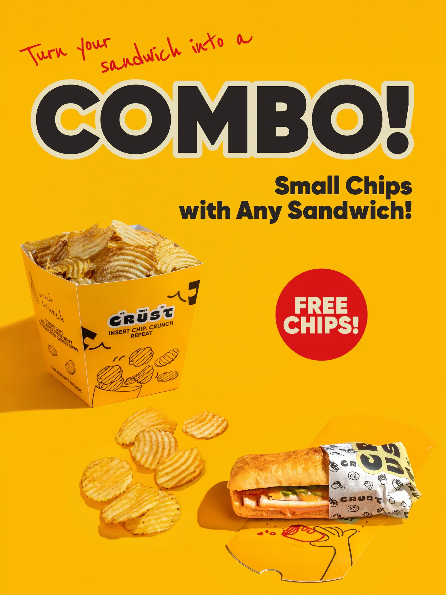 CRUST packaging and graphic system
