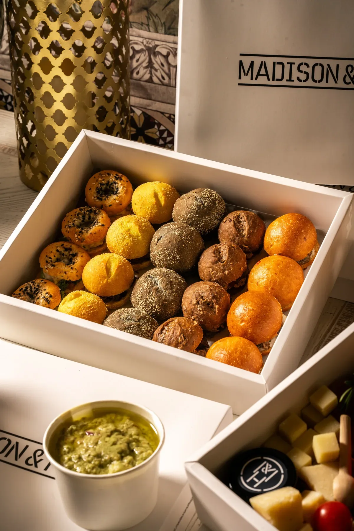 A Ramadan gift box of dates and sweets.