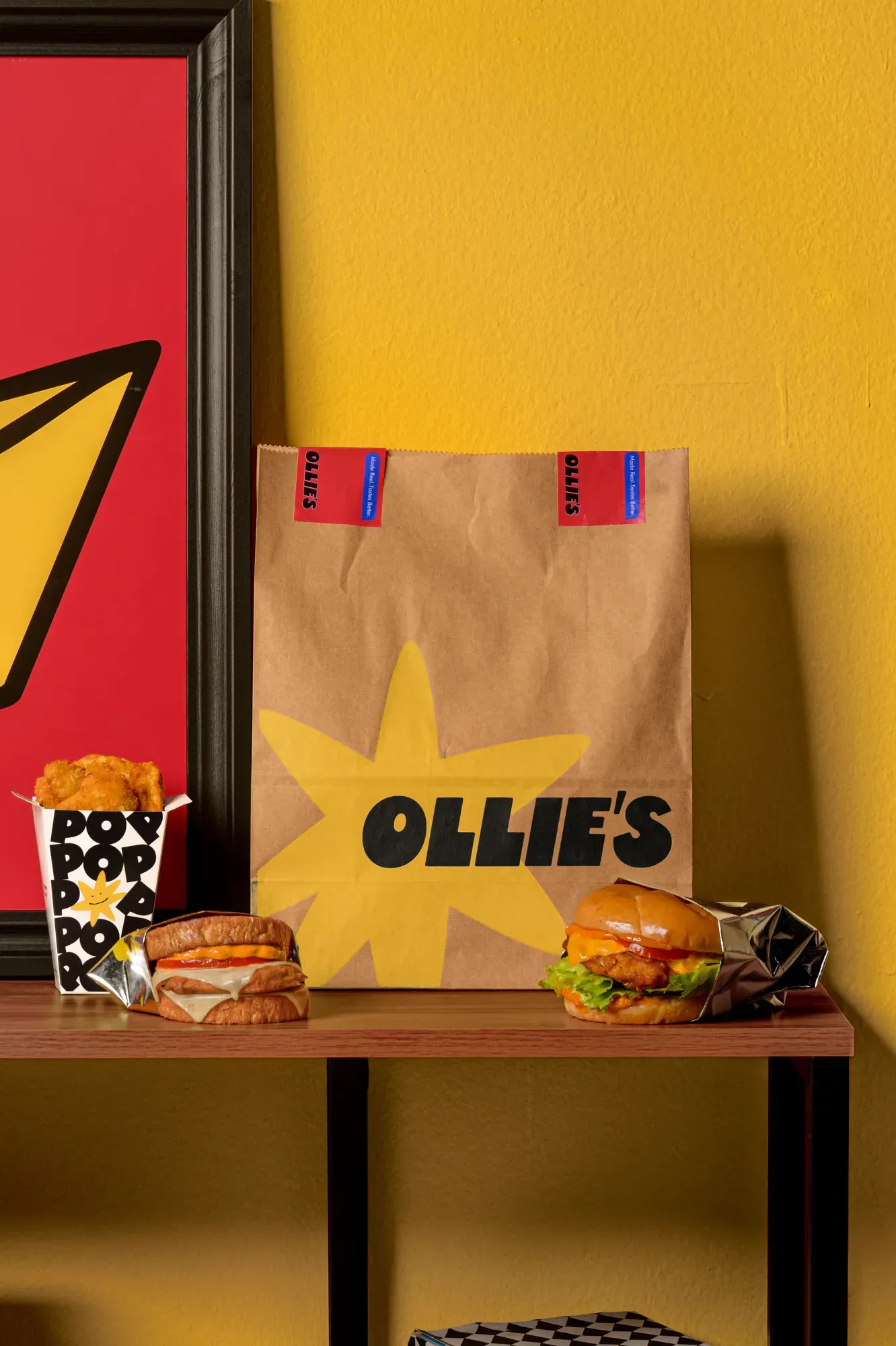 Ollie's brand world across packaging and screen