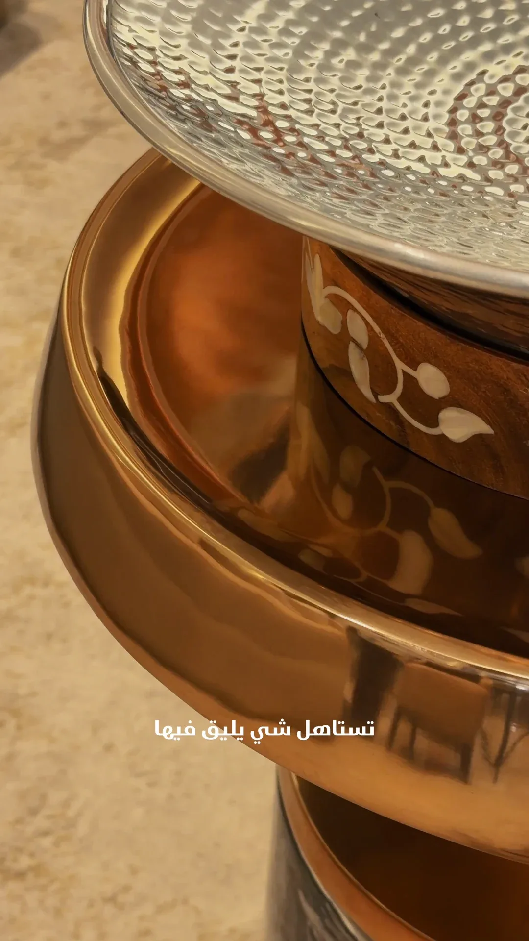 Cascades: Serving tray detail, campaign film still