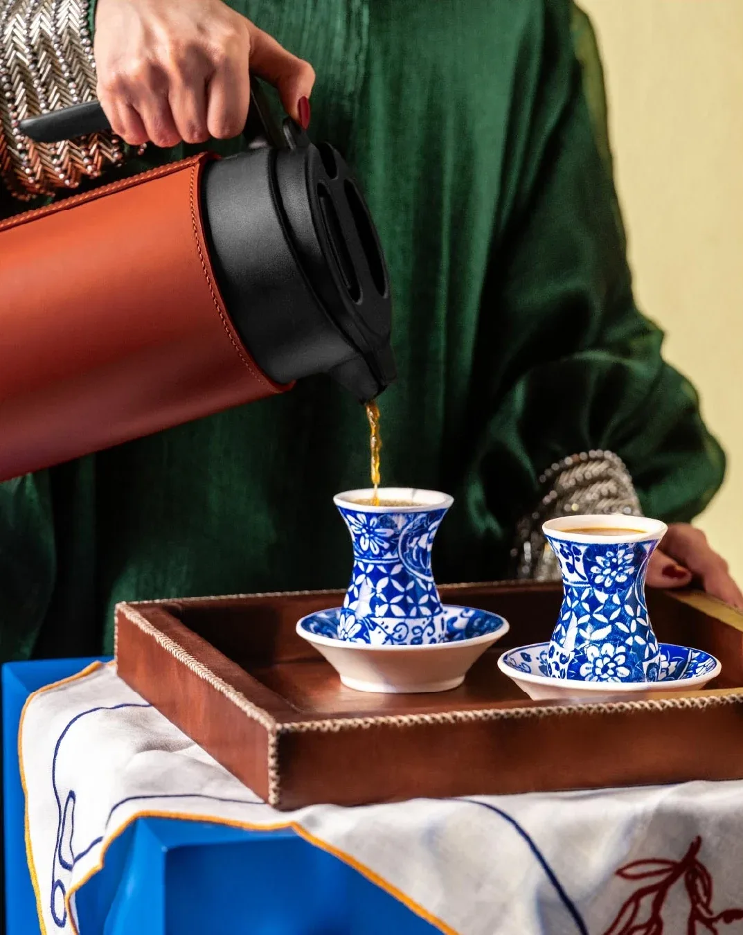 House of Jay: Arabic coffee cups, photographed in use