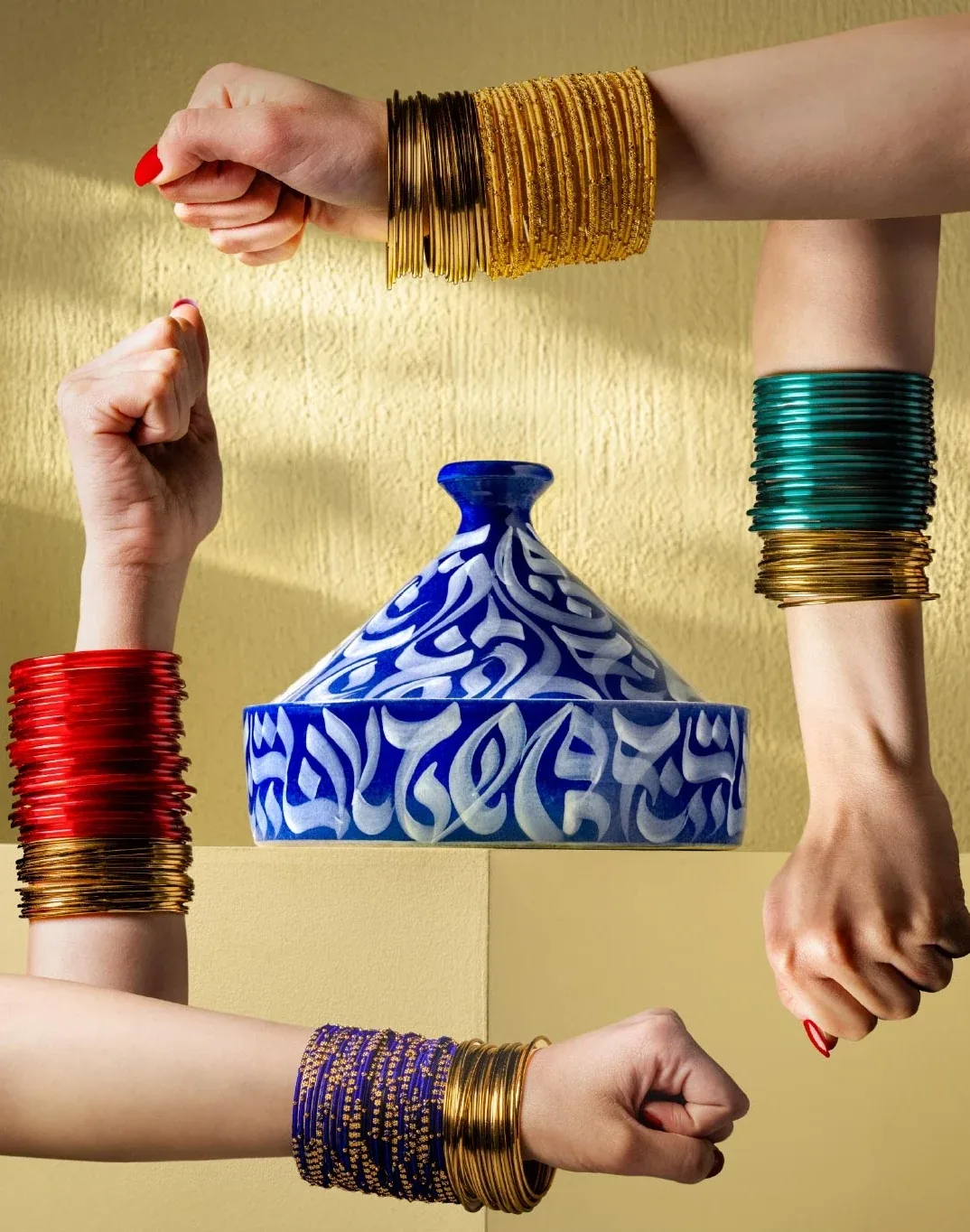 House of Jay: Blue tableware, styling and campaign photography