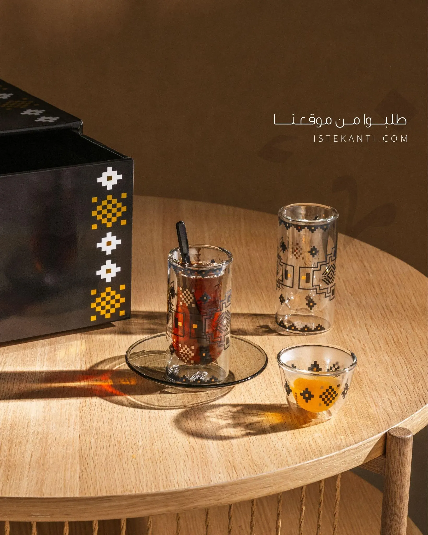 Istekanti: Ramadan tableware, styled for the collection