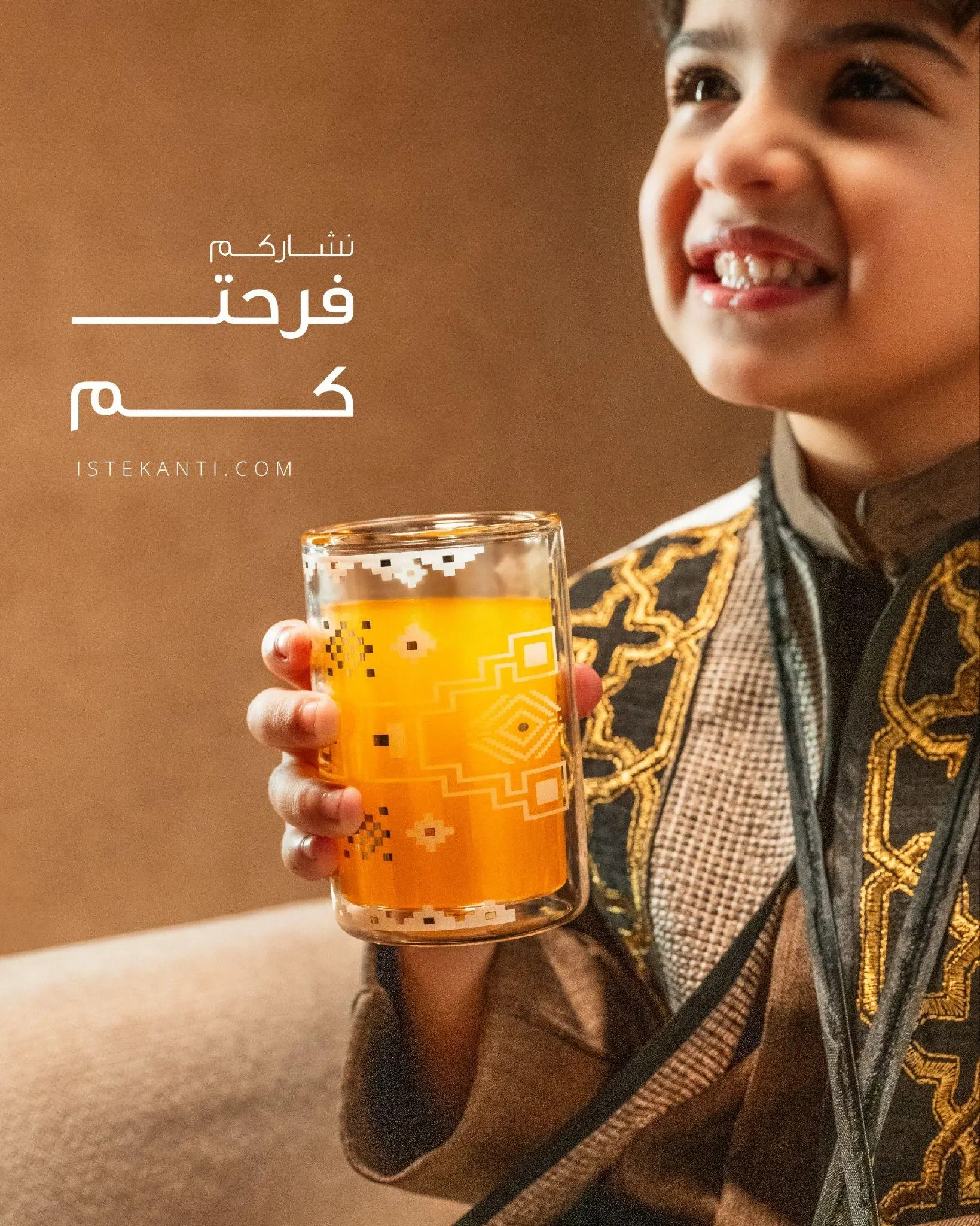 Istekanti: Glassware in use, Ramadan campaign photography