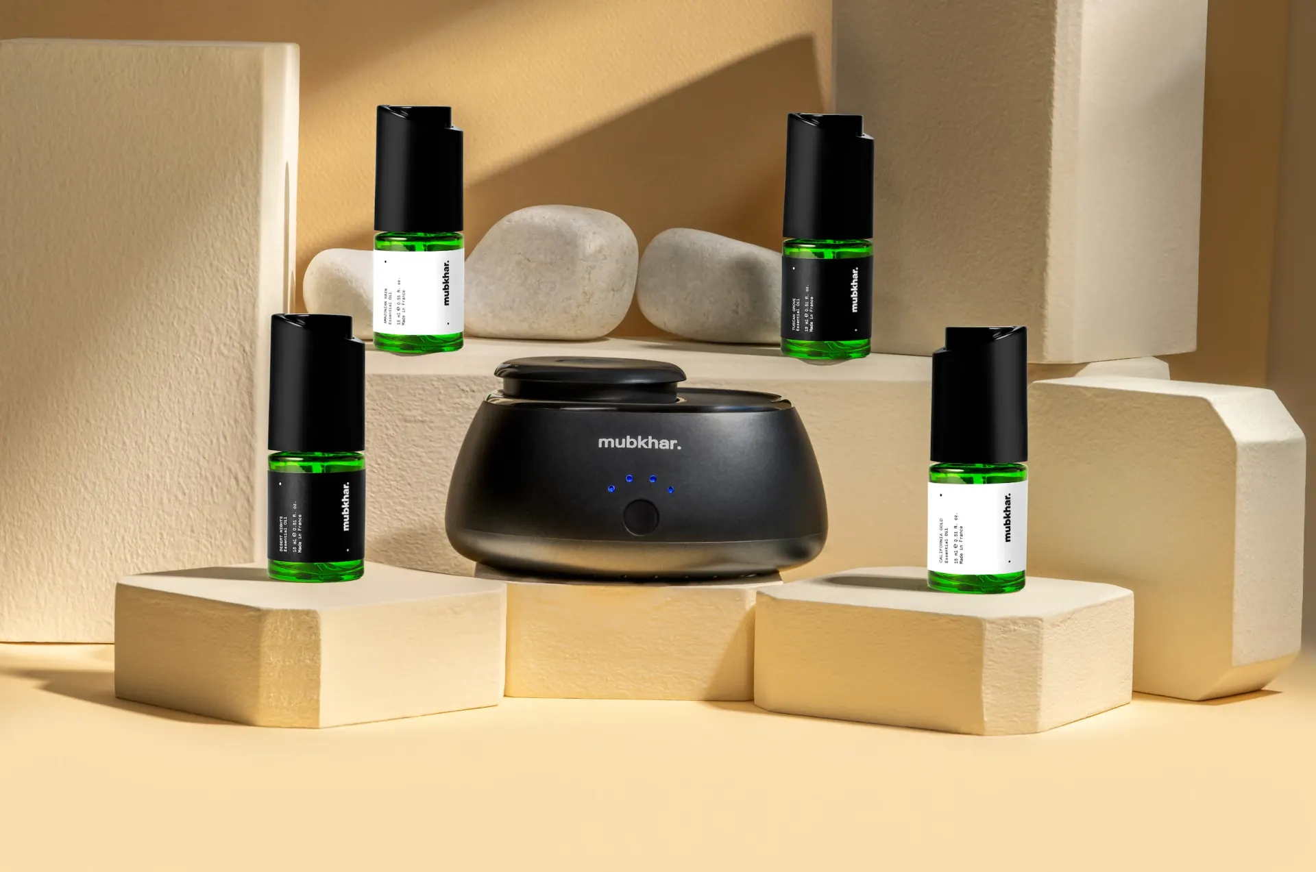Mubkhar: Electric diffuser collection, storefront imagery